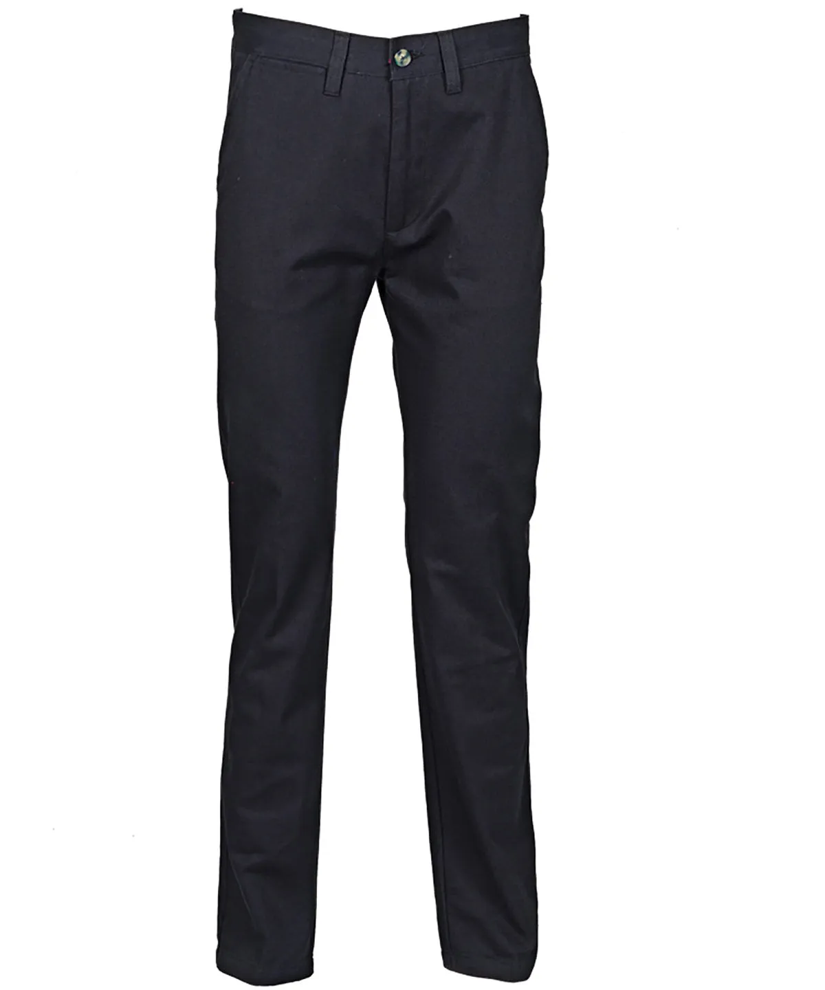 65/35 flat fronted chino trousers | Navy