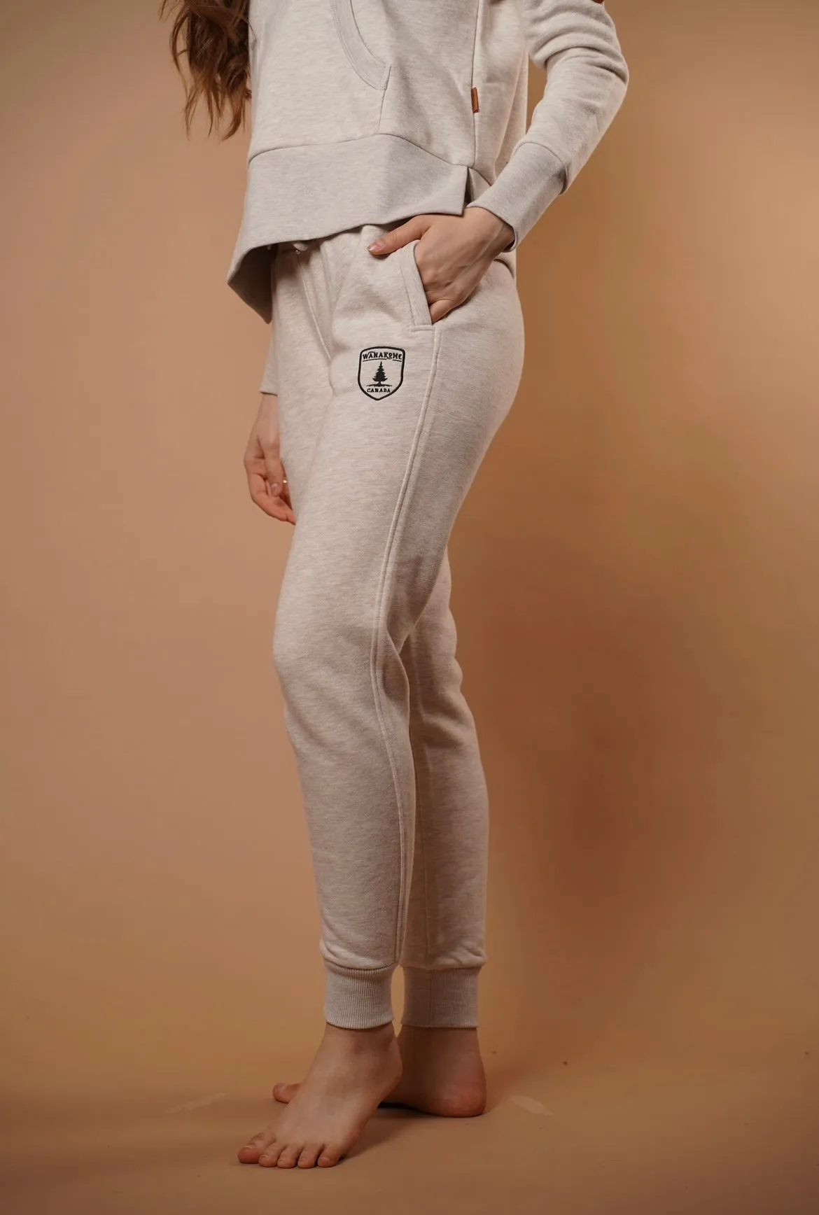 Adley Heather Oatmeal Jogger