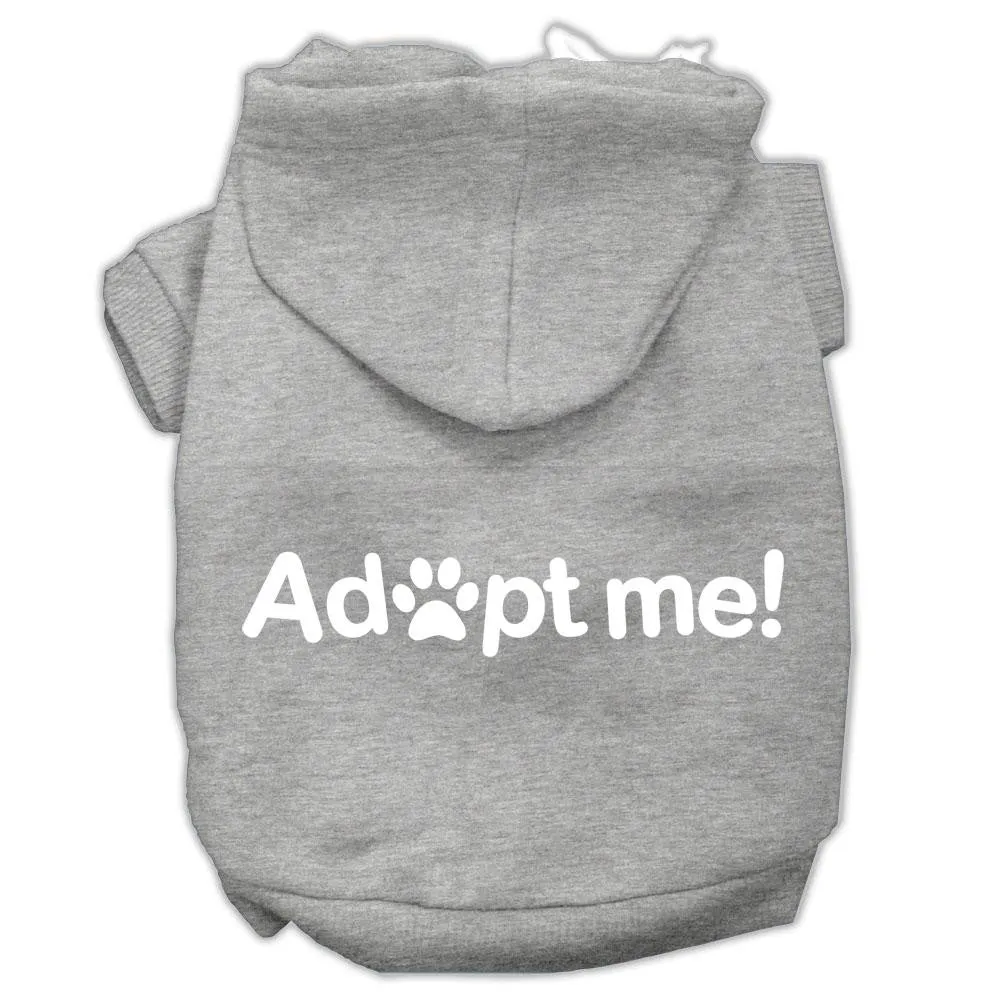 Adopt Me Screen Print Pet Hoodies Grey Size Lg (14)