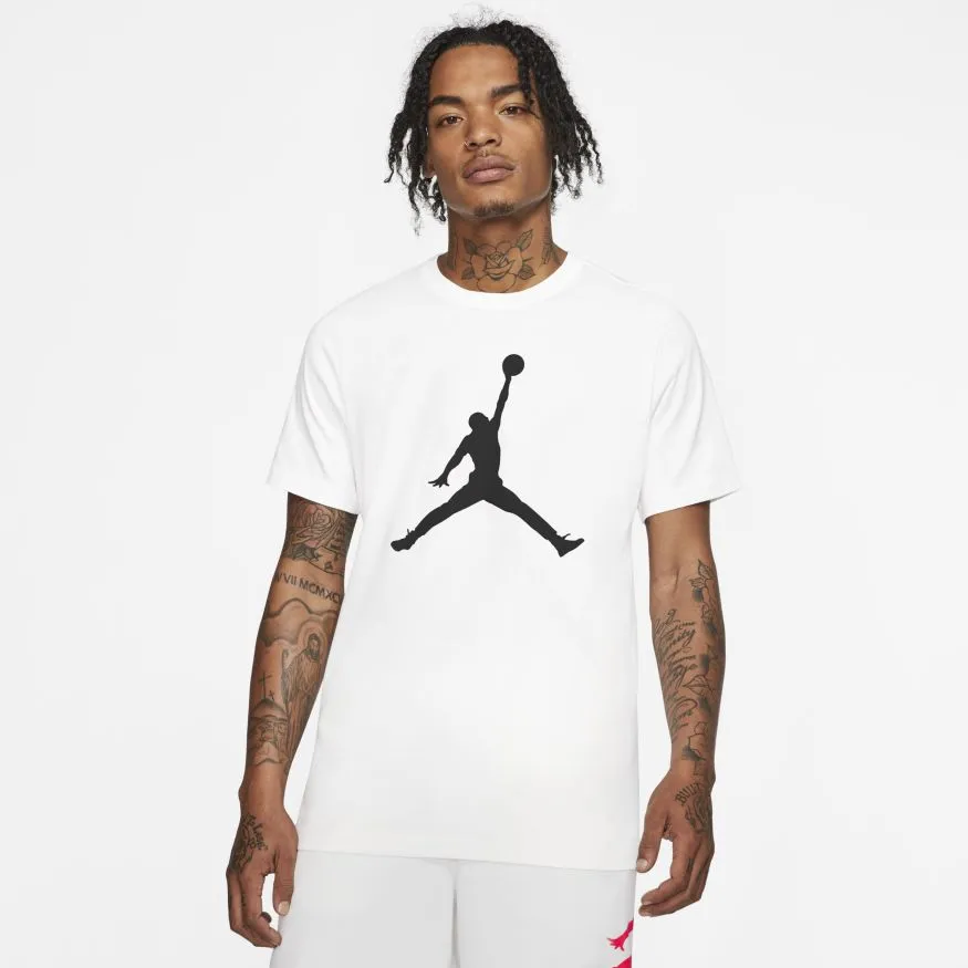 Air Jordan Classics Crew Tee - WHITE/BLACK