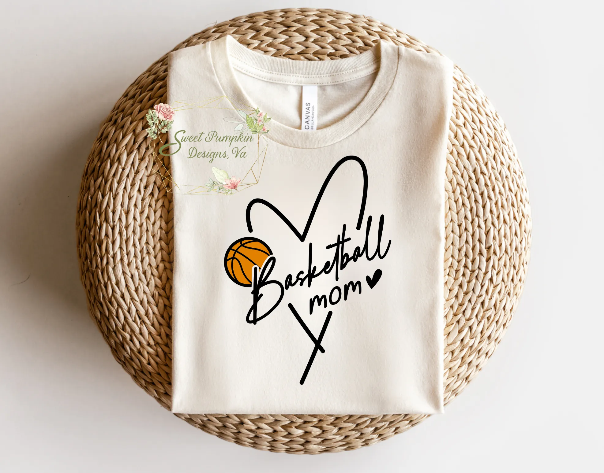 Basketball Mom T-shirt | Bella Canvas