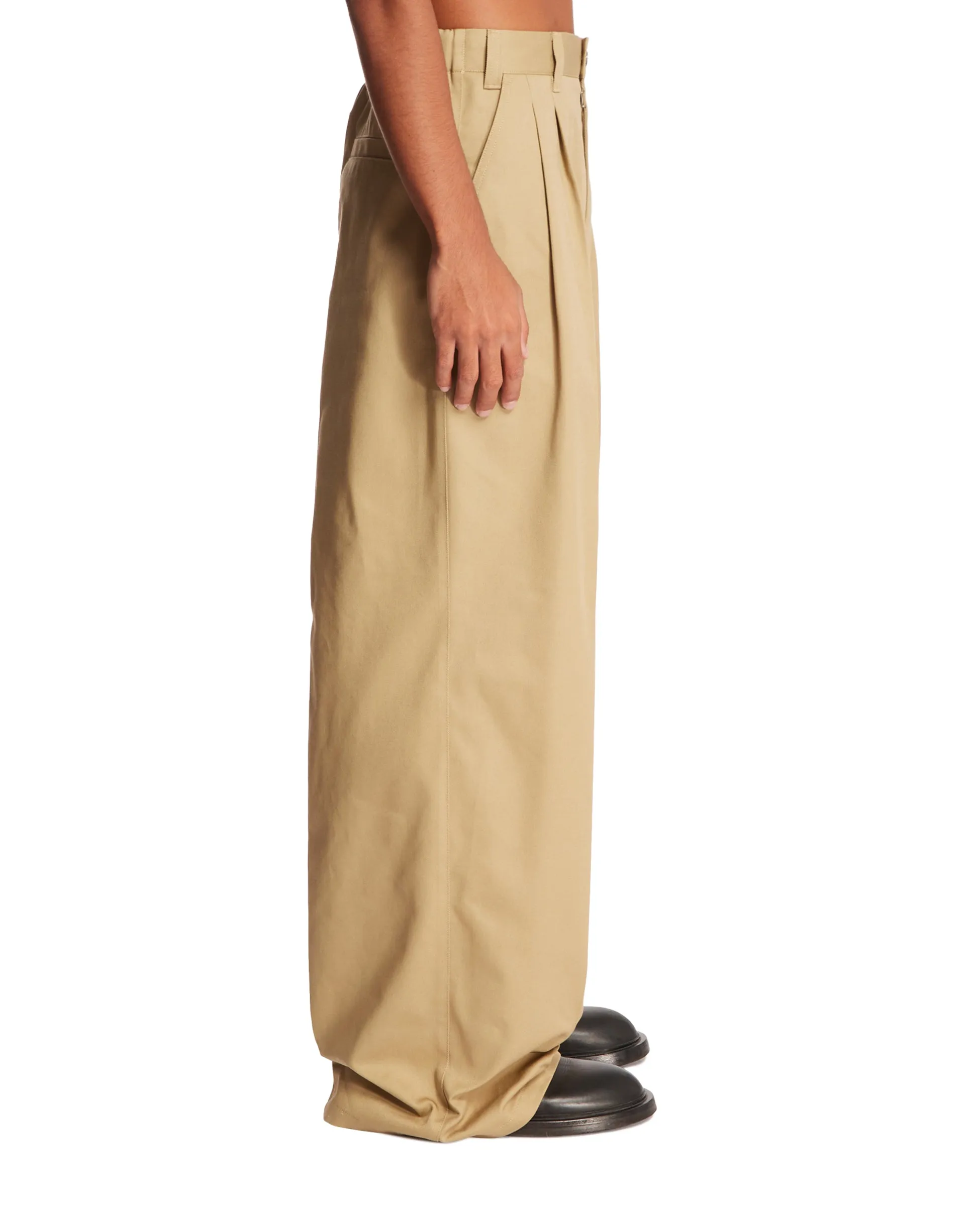 Beige Skater Chino Pants