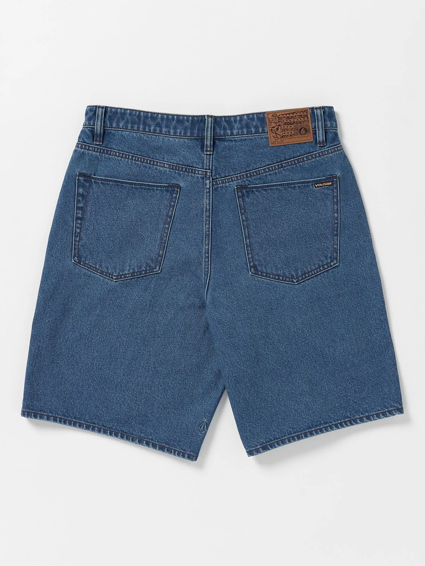 Billow Denim Shorts - Oliver Mid Blue