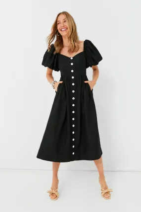 Black Alexis Midi Dress