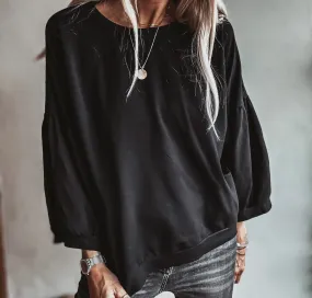 BLACK ULTIMATE super slouchy top *NEW*