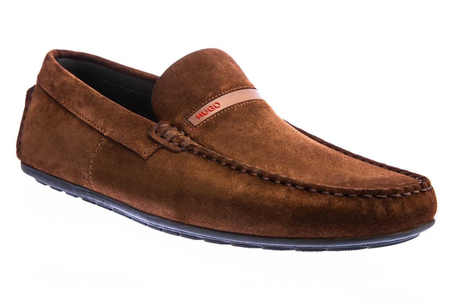 BOSS Dandy_Mocc Shoe in Dark Brown