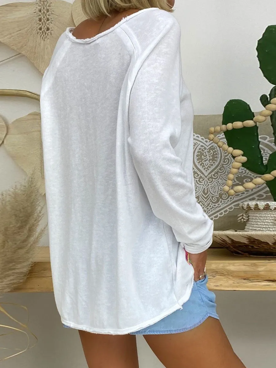 Casual Loose Round Neck T-shirts