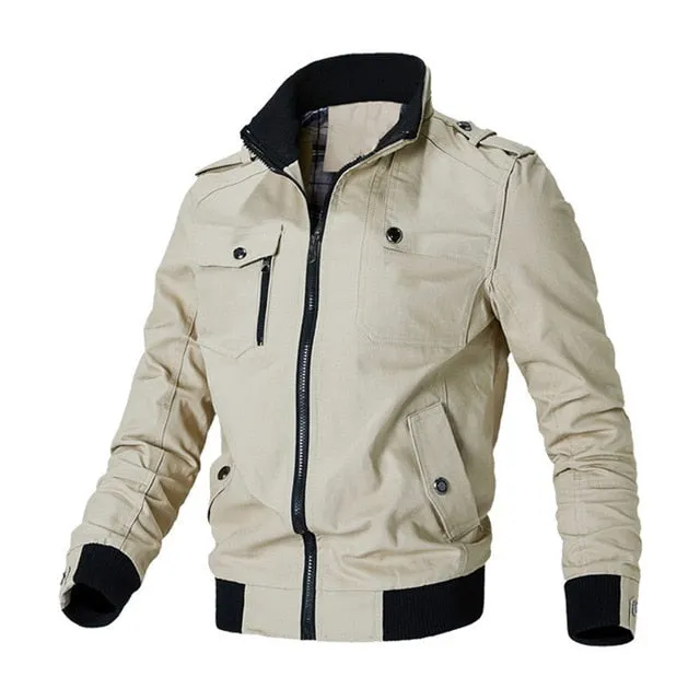 Casual Stand Collar Light Jacket