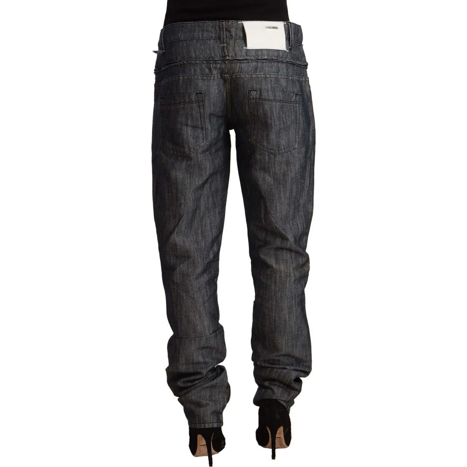 Chic Mid-Waist Straight-Cut Acht Jeans