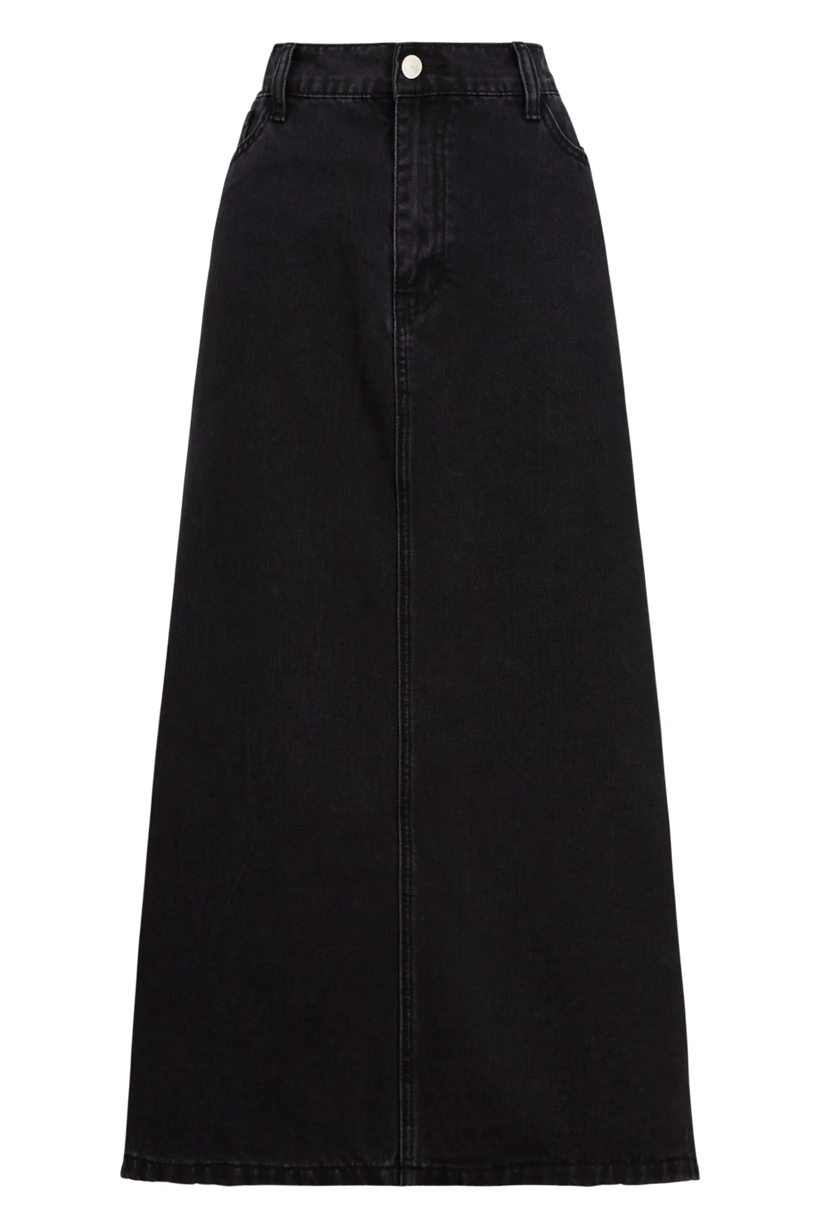 Dalton Denim Skirt - Slate