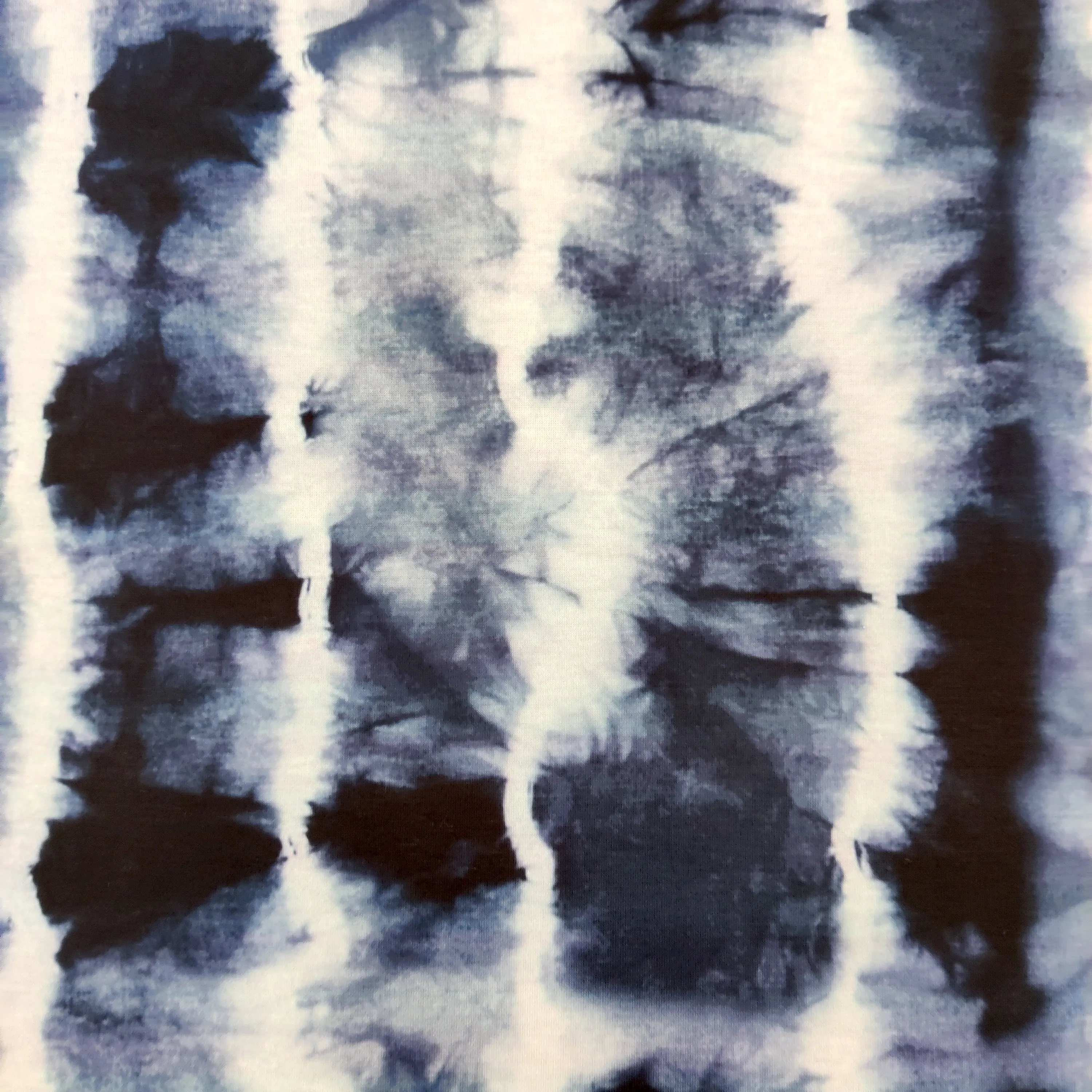 FS759 Navy Tie Dye Stripe