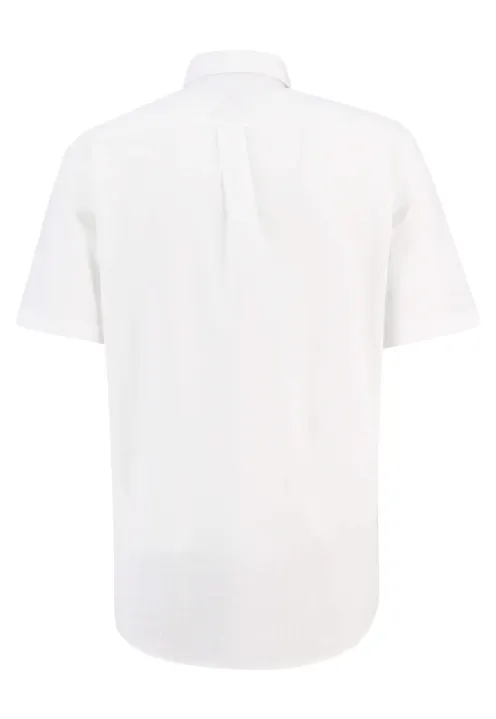 FYNCH HATTON® Summer Slub Shirt/White - SS24 SALE