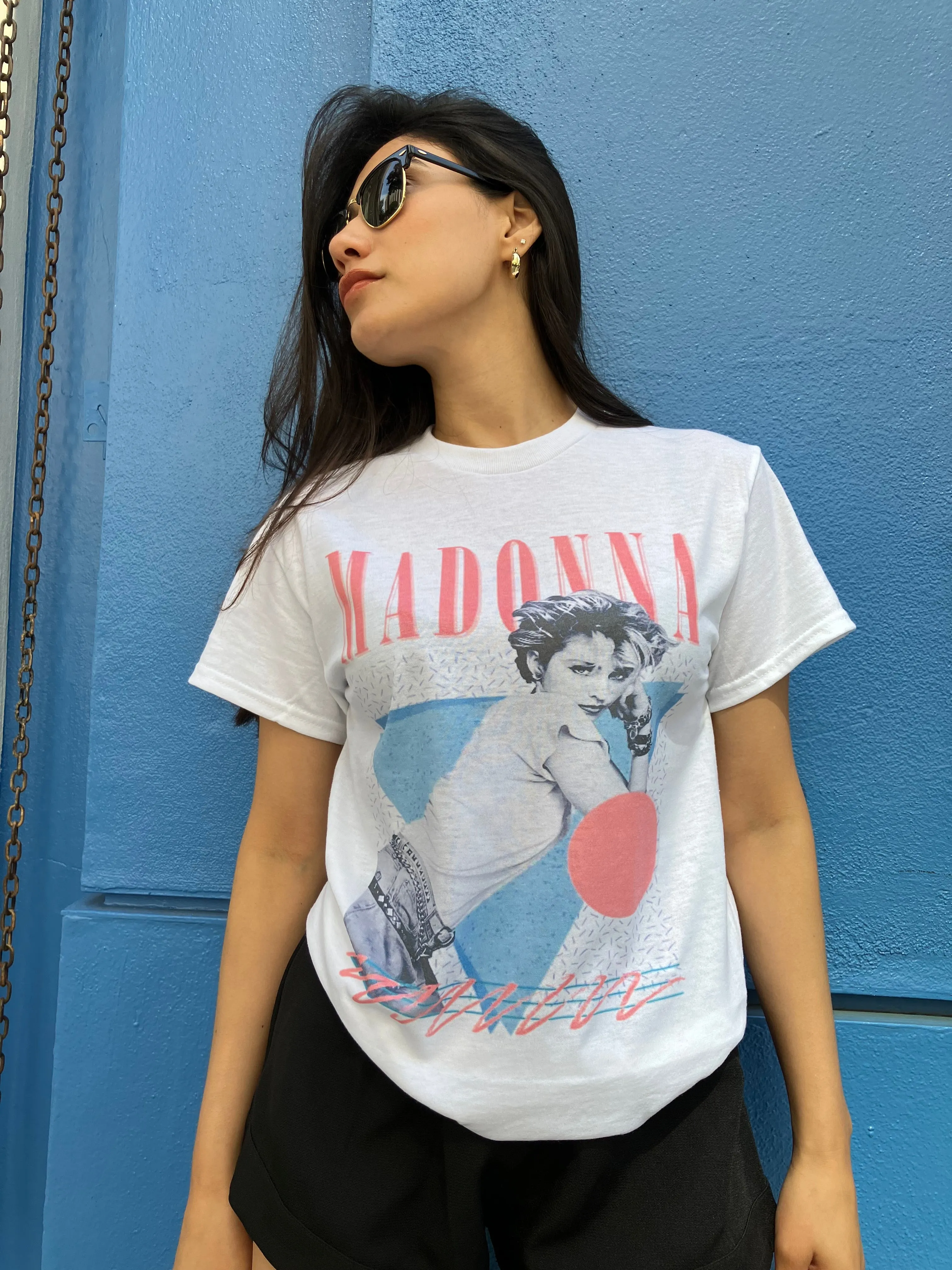 Madonna 80s Graphic Design T-shirt