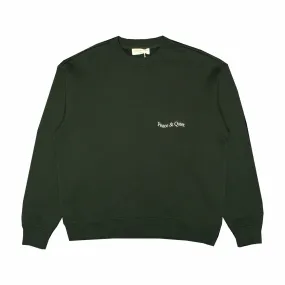 Museum of Peace & Quiet Wordmark Crewneck (Pine)