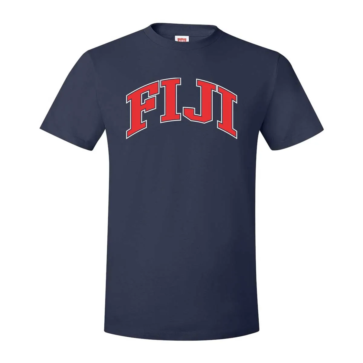 New! FIJI Navy Varsity Short Sleeve Tee