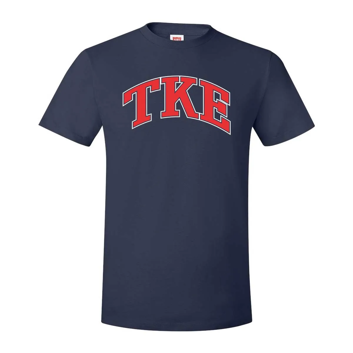 New! TKE Navy Varsity Short Sleeve Tee