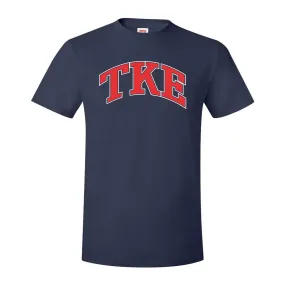 New! TKE Navy Varsity Short Sleeve Tee