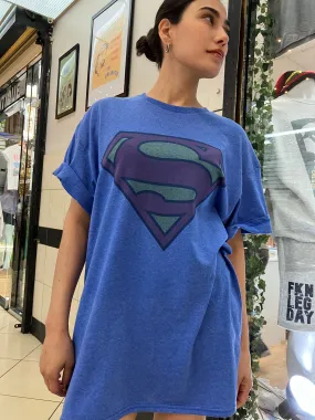 Superman Logo Graphic Design T-shirt